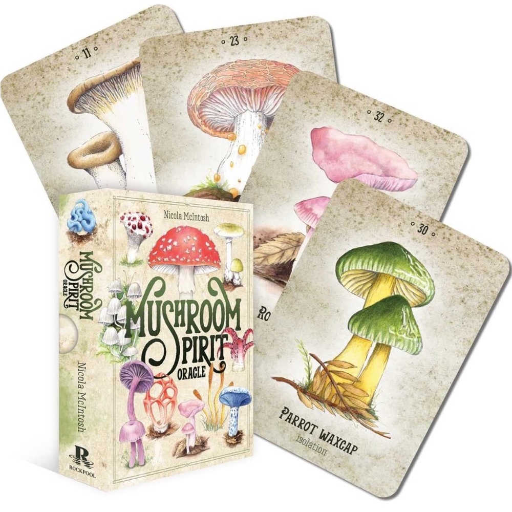 36 Beautiful Mushroom Spirit Oracle Cards 🍄